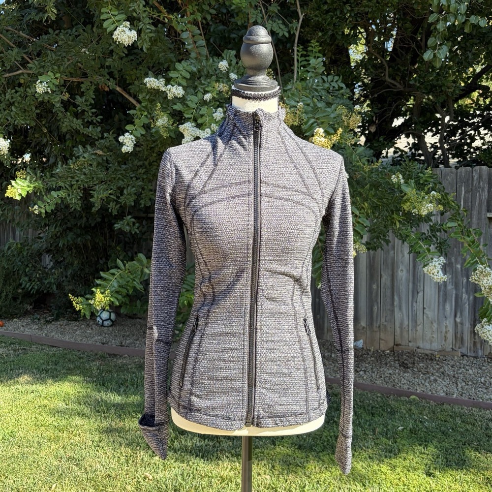 Lululemon Define Jacket Luon Black/White Size 6